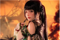 眾美女Cos《星刃》女主伊芙美圖：緊身戰(zhàn)衣顯好身材