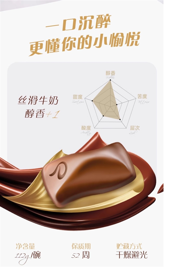 牛奶、黑巧兩種口味：德芙巧克力10.9元/碗抄底發(fā)車
