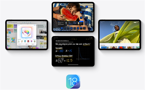 蘋果發(fā)布 iPadOS 18 更新