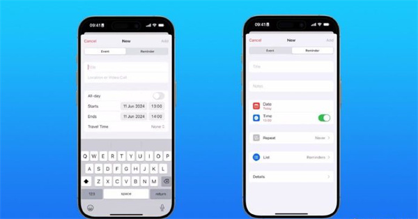 iOS 18日歷將支持創(chuàng)建和管理提醒事項