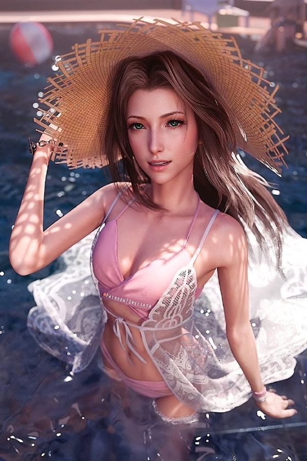 《終幻想7》蒂法與愛(ài)麗絲3D美圖賞：性感美麗吸睛