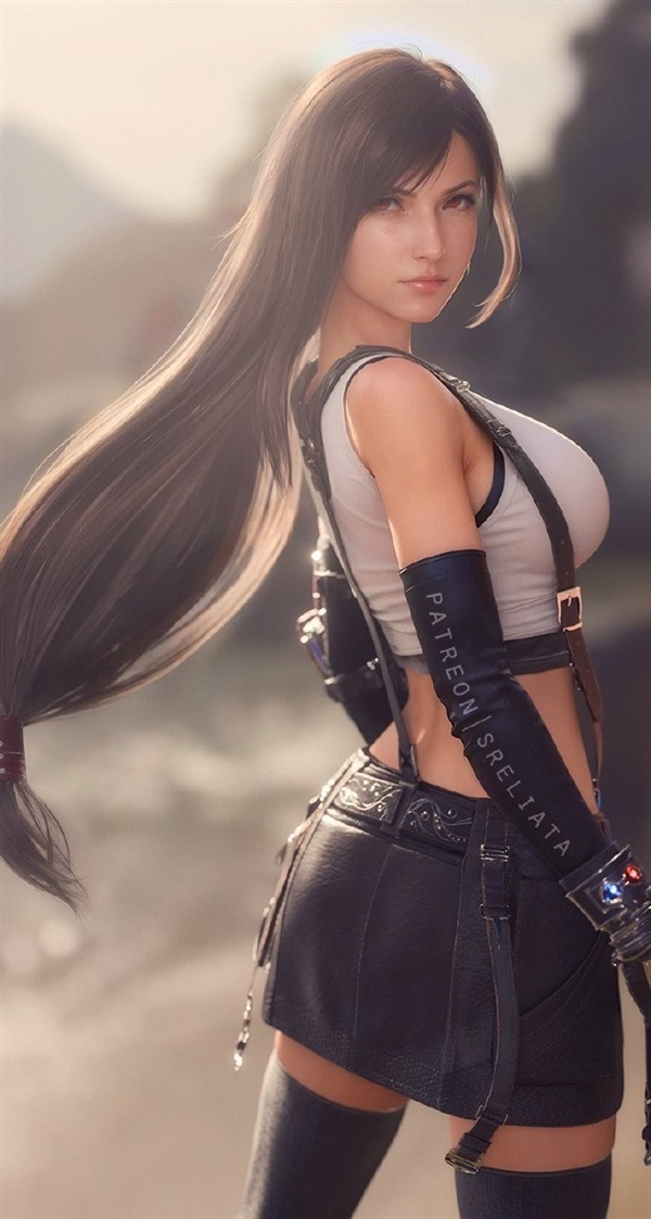 《終幻想7》蒂法與愛(ài)麗絲3D美圖賞：性感美麗吸睛