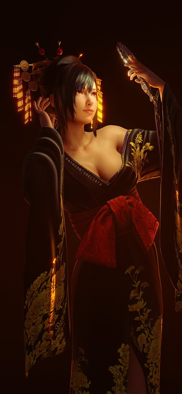 《終幻想7》蒂法與愛(ài)麗絲3D美圖賞：性感美麗吸睛