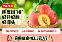 又到吃桃好時節(jié) 京東買菜突圍桃每斤僅需3.3元！