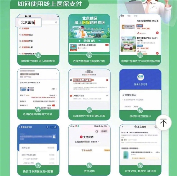 北京線(xiàn)上醫(yī)保買(mǎi)藥覆蓋全城：300家藥店可用