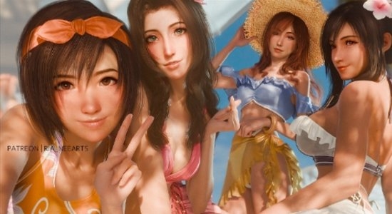 一次看爽！意大利博主自制蒂法、愛麗絲3D美圖集合賞