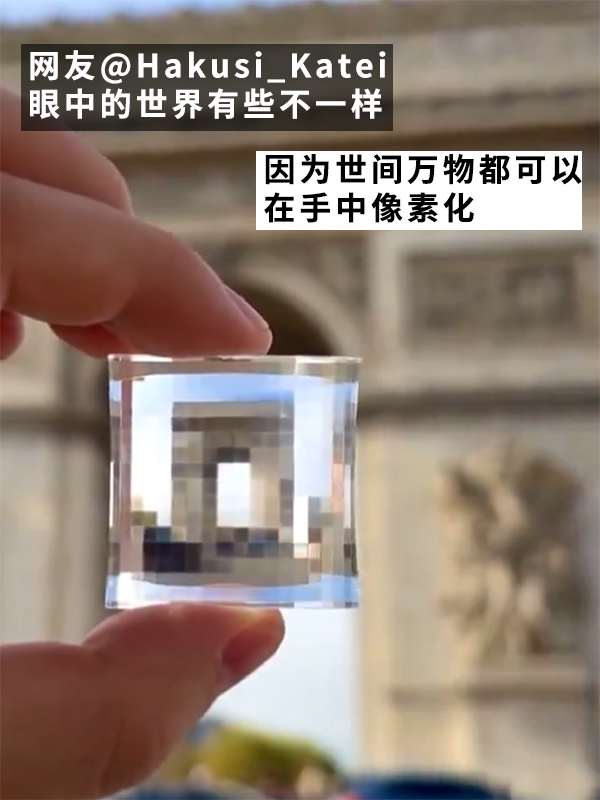日本網(wǎng)友練成先天打碼圣體：能把世界統(tǒng)統(tǒng)變成像素風(fēng)