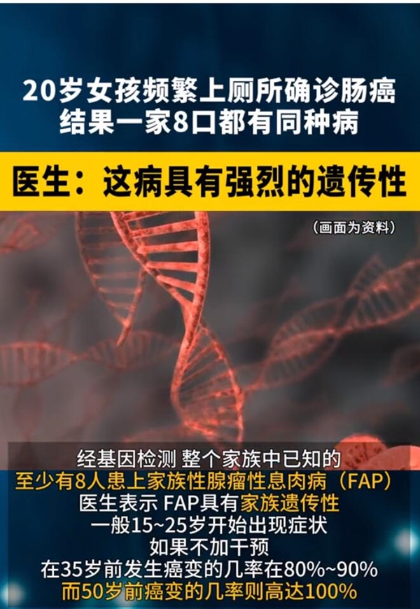 浙江一家8口確診同種病：一人患癌