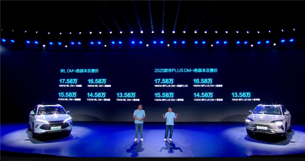 百公里虧電油耗3.9升！全新比亞迪宋L DM-i上市：13.58萬起