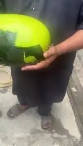 西瓜瓤像橡皮有彈性 掰都掰不斷！美國人吃的西瓜都是假的？