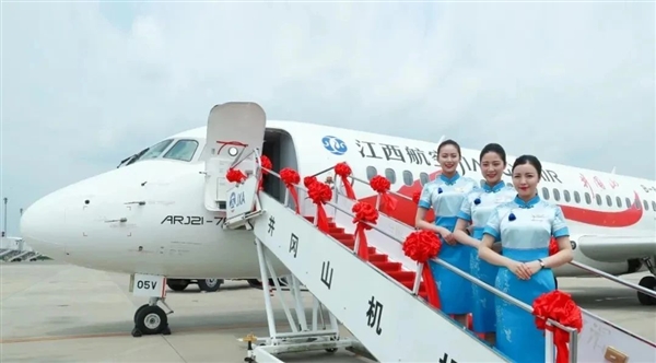 江西航空ARJ21載客量突破100萬人次：已有5架