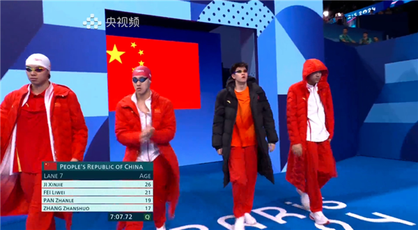 中國游泳隊破記錄！為何大夏天的 運動員出場要穿羽絨服