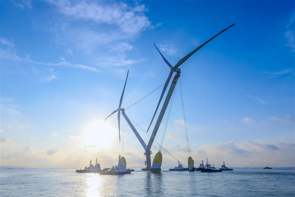 全球單體容量大漂浮式海上風(fēng)電平臺(tái)出港：年均發(fā)電5400萬(wàn)度