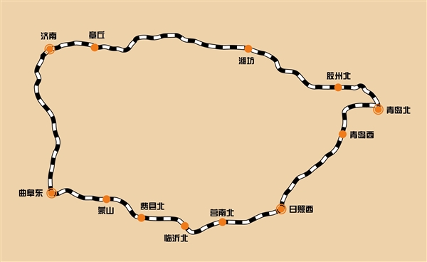 特別的G5555次高鐵：6小時畫個圈 從濟(jì)南到濟(jì)南