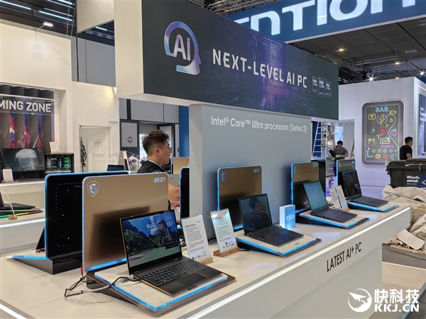 微星展示四款酷睿Ultra 200V筆記本：13-16寸全都有、輕至990克