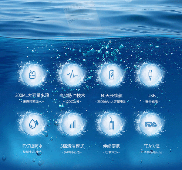 一次續(xù)航60天！惠齒h2智能水牙線大促：領(lǐng)210元券 89元到手