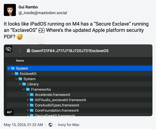 ?蘋(píng)果 iPhone 16 系列標(biāo)配 Secure Exclave 強(qiáng)化安全?