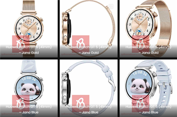 41mm/46mm雙尺寸：華為Watch GT 5智能手表渲染圖曝光！健康能力大提升