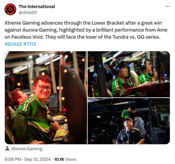 《DOTA2》TI13 主賽事昨日開戰(zhàn)，中國戰(zhàn)隊已晉級6強