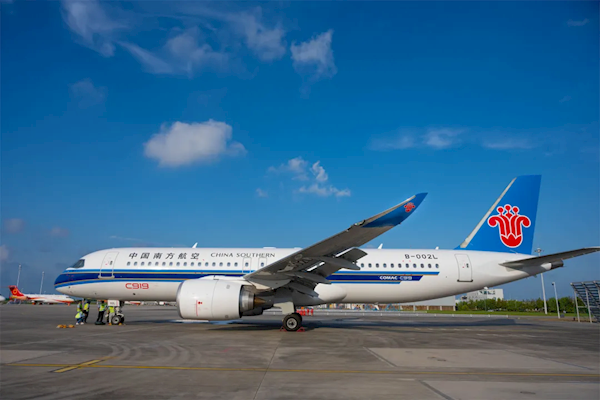 南航首架國產(chǎn)C919飛機明天首航：執(zhí)飛廣州-上海航線