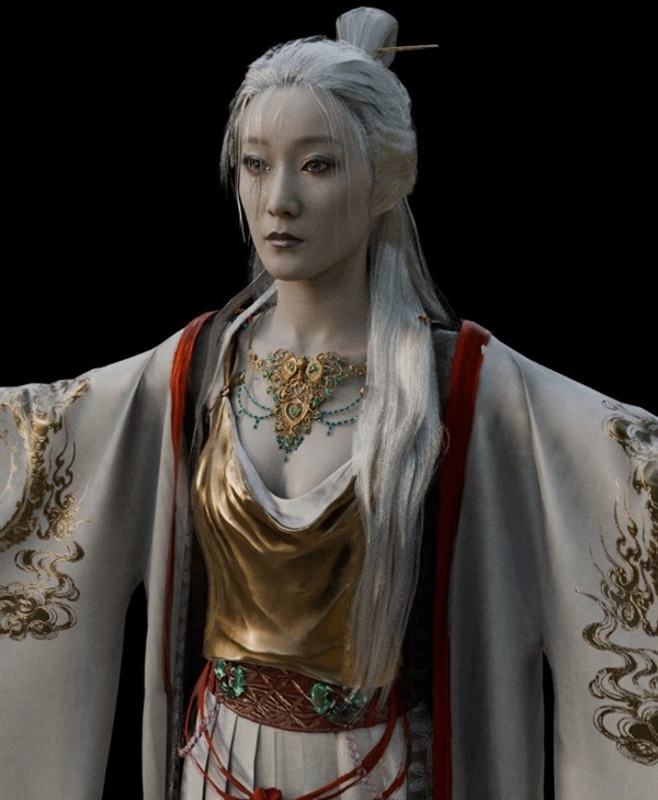 《黑神話》鐵扇公主3D模型欣賞：氣質(zhì)高雅 美麗動(dòng)人