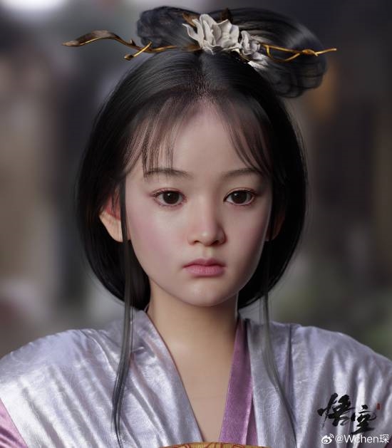 《黑神話》初代蜘蛛精六妹建模欣賞：可愛(ài)臉蛋粉嘟嘟
