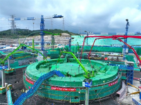 四龍齊飛！中核集團(tuán)漳州核電4號機(jī)組核島開工