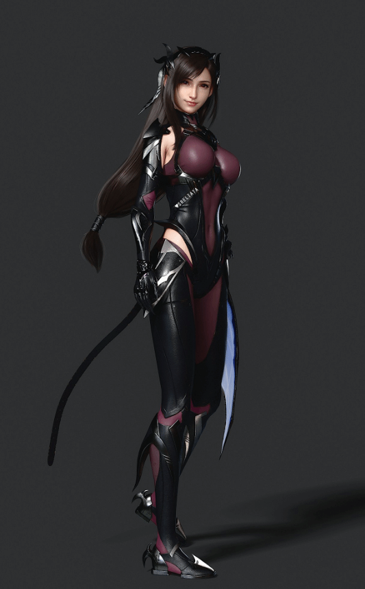 新一批蒂法3D美圖大賞：曼妙身材+惡魔風(fēng) 誘惑感十足！