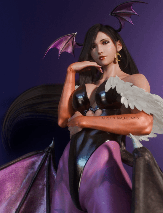 新一批蒂法3D美圖大賞：曼妙身材+惡魔風(fēng) 誘惑感十足！