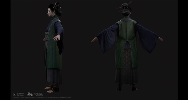 《黑神話：悟空》角色新建模圖：四妹太美麗 氣場(chǎng)強(qiáng)大