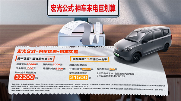 五菱宏光純電版上市：續(xù)航 300 公里，起售價 6.98 萬元