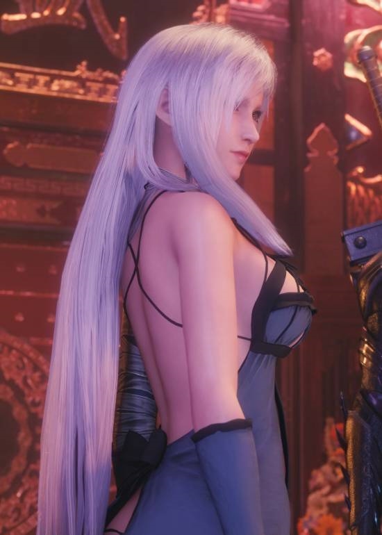《FF7》蒂法絕色飯制美圖：白發(fā)、膠衣、泳裝任君賞