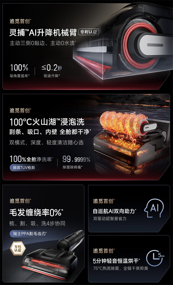 追覓 T40 Ultra 洗地機上市，售價 3279 元