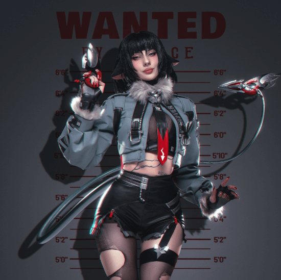 美女COS《絕區(qū)零》簡杜等角色：超耐看！