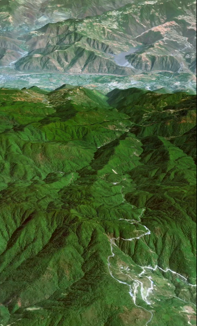 吉林一號(hào)3D衛(wèi)星視角看兇險(xiǎn)的哀牢山：進(jìn)去就是送命！