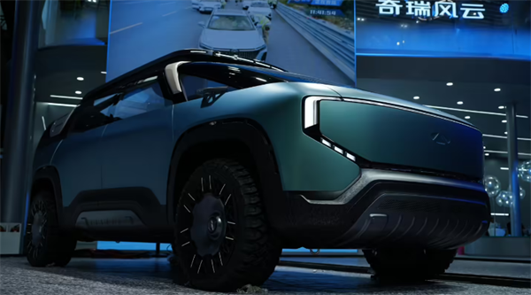 奇瑞勁云概念車實拍圖發(fā)布，將亮相廣州車展，支持特殊駕駛模式