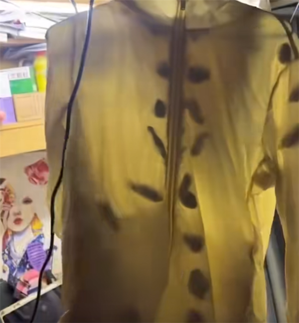 女生用洗衣機水洗羽絨服 差點洗成防曬衣