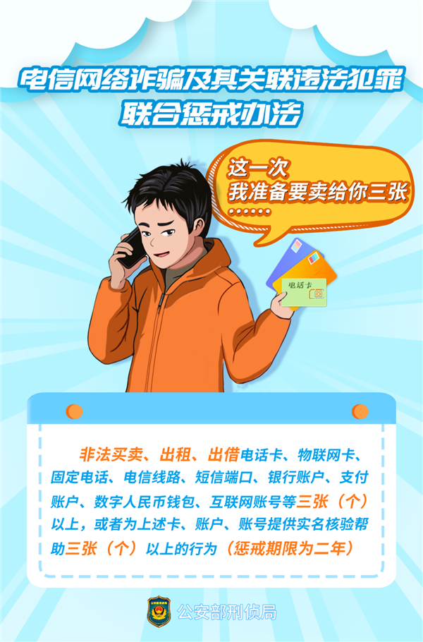 四部門打擊電詐！非法買賣超三張電話卡將被懲戒：12月施行