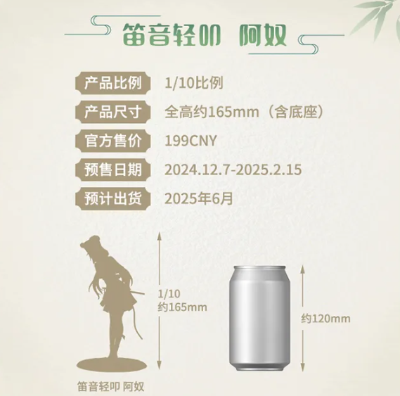 199元 《仙劍奇?zhèn)b傳》阿奴1/10手辦官宣：三大女主聚齊