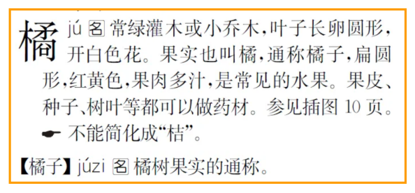 到底是橘子 還是桔子