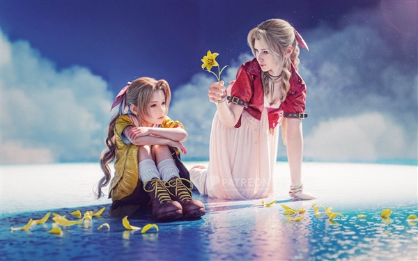 《終幻想7》女角新3D美圖：蒂法、愛麗絲太嬌媚了