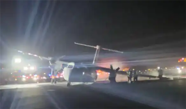 事故頻發(fā)！加拿大航空一客機(jī)降落遇故障并起火