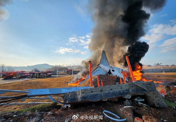 韓國179人遇難客機黑匣子已找到：機長曾發(fā)出Mayday信號 飛機起火爆炸原因公布