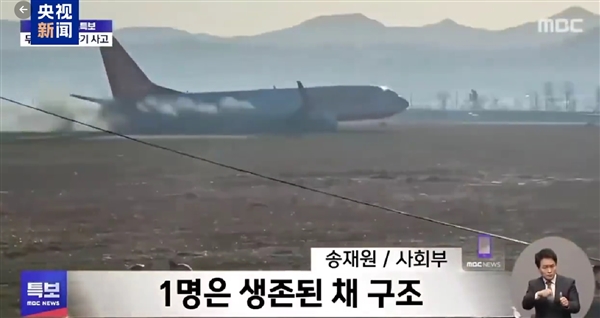 韓國(guó)載181人客機(jī)起火爆炸：179人遇難 2人生還