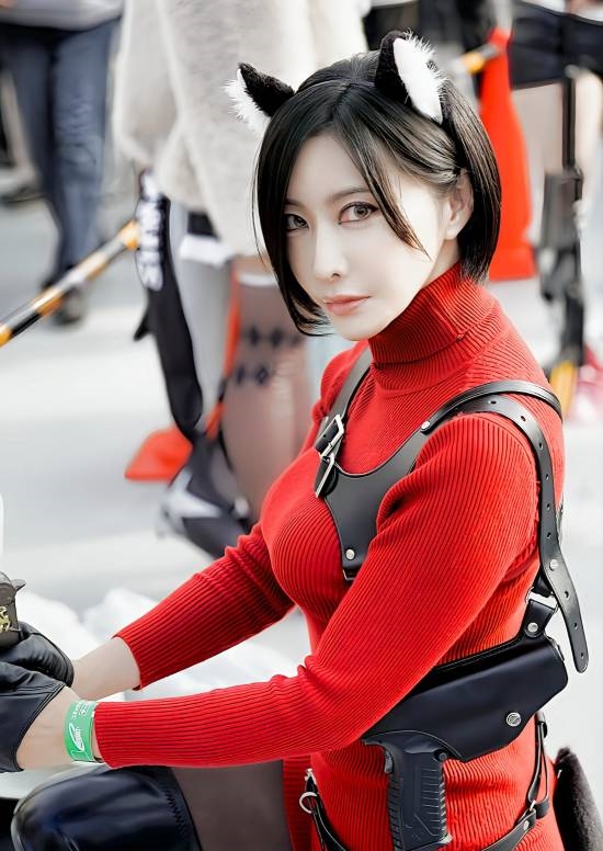 好身材美女COS艾達(dá)王：貓耳版王阿姨你愛(ài)了嗎