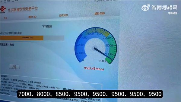 全中國(guó)快家庭寬帶！萬(wàn)兆光網(wǎng)實(shí)測(cè)：下行9500 上行1100