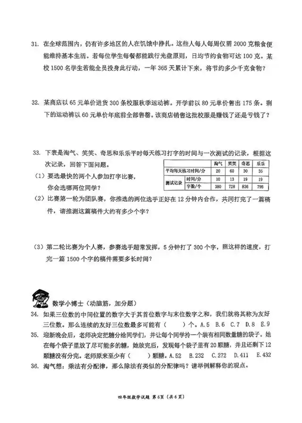 是語文出了軌 還是數(shù)學(xué)劈了腿  深圳小學(xué)數(shù)學(xué)試卷因閱讀量大上熱搜！
