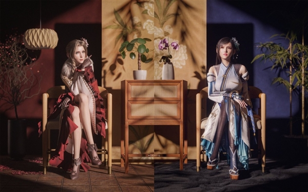 《終幻想7》蒂法和愛麗絲新3D圖 性感養(yǎng)眼吸睛