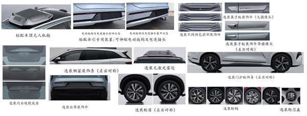 搭載全球強電機 比亞迪唐L DM實車曝光：自帶車頂無人機艙