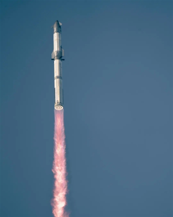 SpaceX星艦第七飛官方美圖：真暴力美學